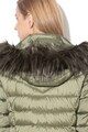 EDC by Esprit Vékony bélelt télikabát levehető kapucnival női
