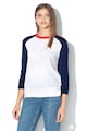 Banana Republic Pulover de lana merinos cu model colorblock Femei