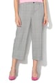 Banana Republic Pantaloni capri cu croiala ampla si model houndstooth Femei