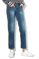 DESIGUAL Blugi crop skinny Sanford Femei