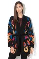 DESIGUAL Cardigan din amestec de lana, cu model floral Lenny Femei