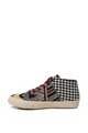 DESIGUAL Vulcano patchwork mintás középmagas szárú sneaker női