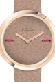 Furla Ceas analog rotund cu cusaturi decorative Femei