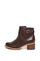 Clarks Ghete din piele cu toc masiv Clarkdale Jax Femei