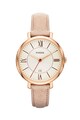 Fossil Ceas analog cu carcasa rotunda Jacqueline, Maro camel Femei