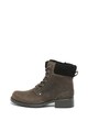 Clarks Ghete din piele nabuc cu garnituri din blana shearling sintetica Orinoco Dusk Femei