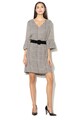 Silvian Heach Collection Rochie cu model houndstooth si maneci clopot Radiant Femei