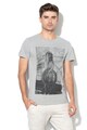 BLEND Tricou slim fit, cu imprimeu grafic Barbati