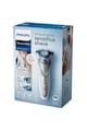 Philips Aparat de ras  S7510/41, Lame duble Super Lift & Cut, Sistem GentlePrecisio, LED, Acumulator, 3 capete, Rotire Dynamic Flex in 5 directii, Trimmer, Husa calatorie, Alb Barbati