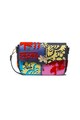 DESIGUAL Geanta crossbody de piele ecologica, cu model colorblock Femei