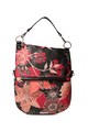 DESIGUAL Geanta crossbody de piele ecologica cu model floral Femei