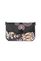 DESIGUAL Geanta crossbody de piele ecologica, cu imprimeu Femei