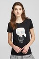 Karl Lagerfeld Тениска с щампа Жени