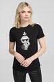 Karl Lagerfeld Tricou de bumbac cu imprimeu Femei