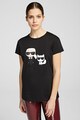 Karl Lagerfeld Tricou cu imprimeu grafic Ikonik Femei