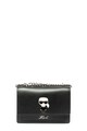 Karl Lagerfeld Geanta crossbody de piele cu bareta din lant Femei