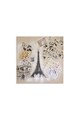 Mendola Art Tablou pictat manual Paris,  60x60 cm Femei