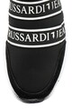 Trussardi Jeans Pantofi sport slip-on, de piele intoarsa, cu logo Runner Femei