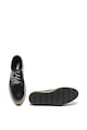 Pepe Jeans London Pantofi flatform cu aspect lacuit Luton Land Femei