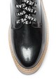 Pepe Jeans London Pantofi flatform cu aspect lacuit Luton Land Femei