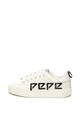 Pepe Jeans London Pantofi sport de piele cu imprimeu logo Brixton Archieve Femei