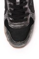 Pepe Jeans London Pantofi sport de piele ecologica, cu garnituri metalizate Verona Femei