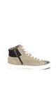 Pepe Jeans London Pantofi sport mid-high cu insertii de piele intoarsa Kioto Anin Femei