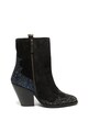 Pepe Jeans London Botine de piele intoarsa Hampstead Femei