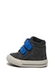 Converse Pantofi sport de piele intoarsa, cu logo si velcro Chuck Taylor All Star Fete