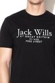 JACK WILLS Tricou classic fit cu broderie logo Carnaby Barbati