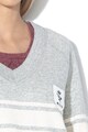 JACK WILLS Bluza sport cu decolteu in V si aplicatie decorativa Calper Femei