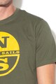North Sails Normál fazonú póló logómintával férfi