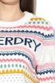 SUPERDRY Пуловер Oslo с разнородна щампа Жени