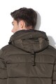 SUPERDRY Jacheta parka cu garnitura de blana sintetica si vatelina Chinook Barbati