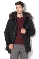 SUPERDRY Jacheta parka cu garnitura de blana sintetica si vatelina Chinook Barbati