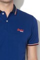 SUPERDRY Tricou polo din material pique cu logo cauciucat Lite Barbati