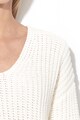 Tom Tailor Pulover tricotat gros, cu decolteu en-coeur Femei