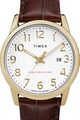 Timex Ceas unisex cu o curea de piele cu model crocodil Femei