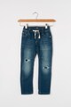 GAP Blugi slim fit cu snur in talie Baieti