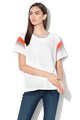 GAP Tricou cu model colorblock si terminatie asimetrica Femei