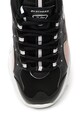 Skechers Pantofi sport de piele peliculizata si material textil D-Lites 3.0 Femei