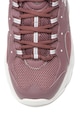 Skechers Pantofi sport de piele peliculizata si material textil D-Lites 3.0 Femei