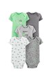 Carter's Set de body-uri cu imprimeu - 5 piese Baieti