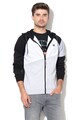 Jack & Jones Hanorac cu fermoar si model colorblock Take Barbati