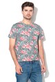 Jack & Jones Tricou slim fit cu model tropical Mercer Barbati