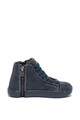 Diesel Pantofi sport de piele cu fermoare decorative Baieti