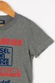 Diesel Tricou cu imprimeu text si logo Terge Baieti