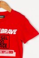 Diesel Tricou cu imprimeu text si logo Terge Baieti