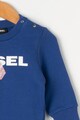 Diesel Bluza sport cu decolteu la baza gatului si logo Allib Baieti