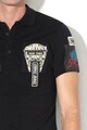 Diesel Tricou polo cu aplicatii brodate Diego Barbati